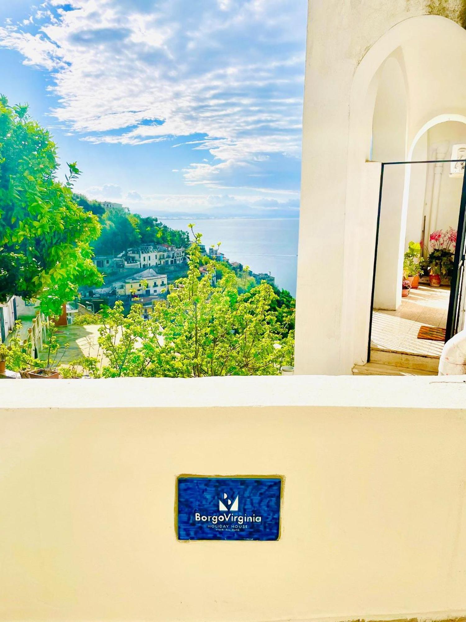 Апартаменты Borgo Virginia - Sea View In Amalfi Coast Виетри Экстерьер фото